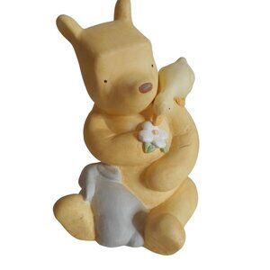 Cute Pooh Coin Bank Bunnies and Duck by Charpente Disney